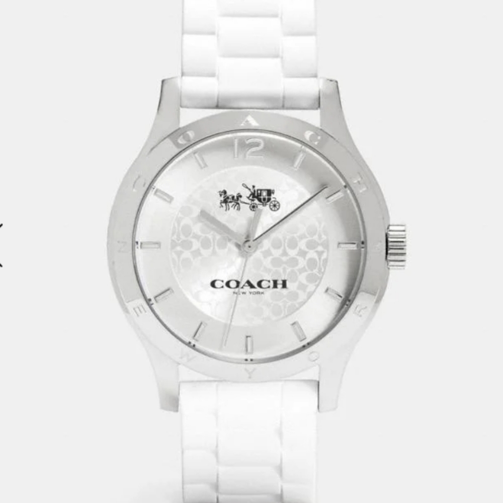 ||Coach|| Maddy Watch- White